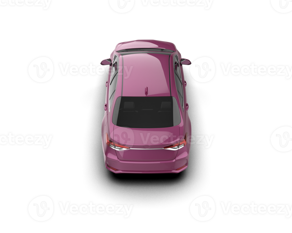 Modern car isolated on background. 3d rendering - illustration png