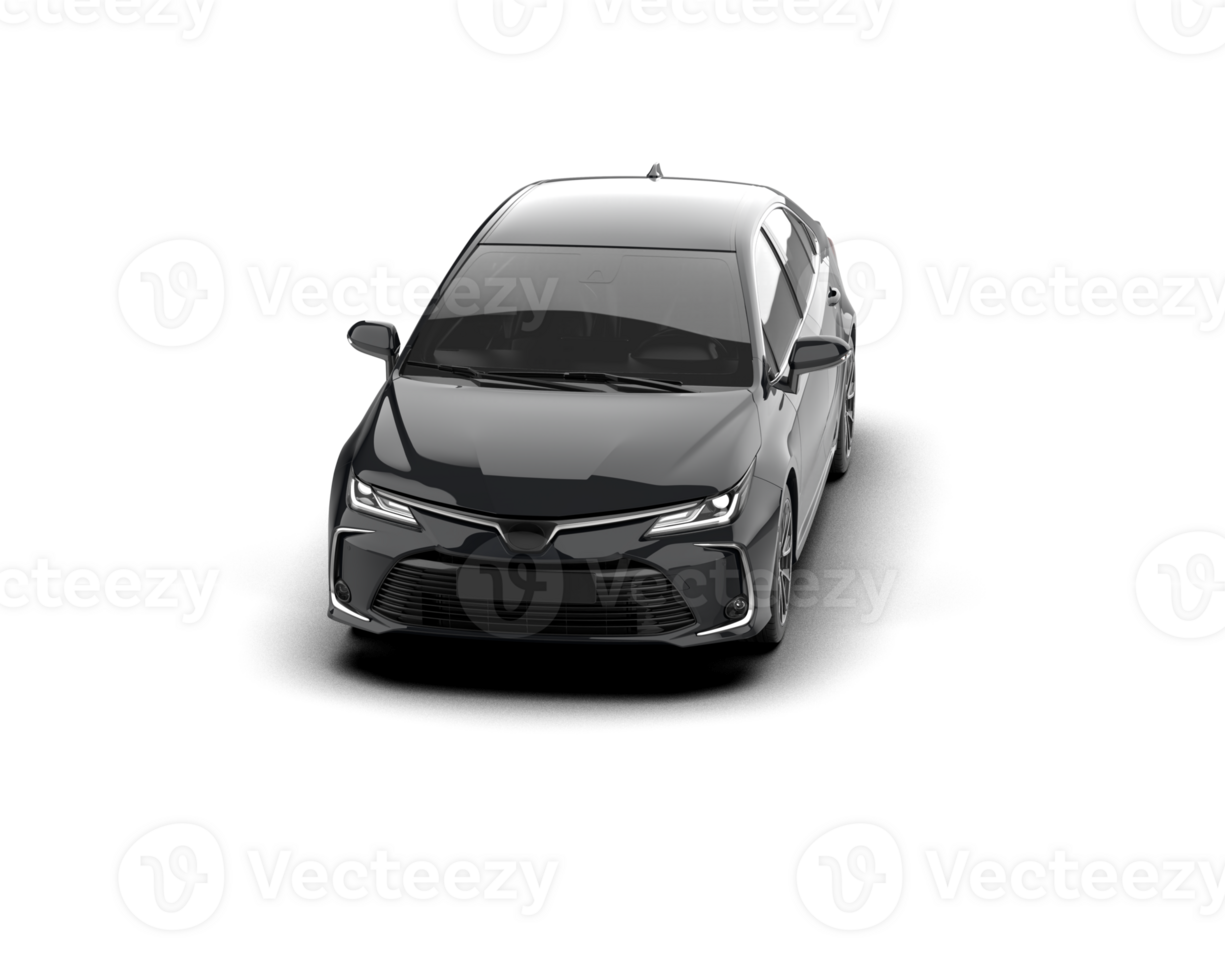 Modern car isolated on background. 3d rendering - illustration png