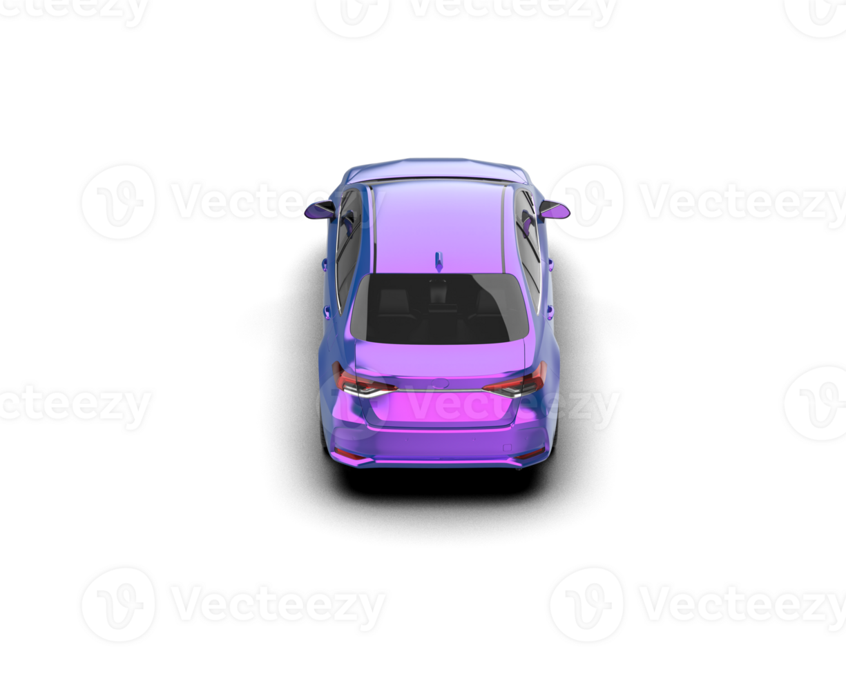Modern car isolated on background. 3d rendering - illustration png