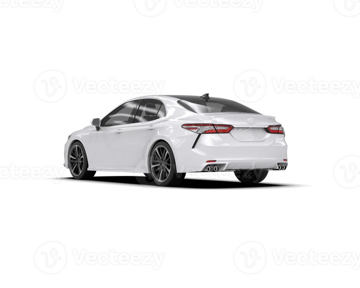 Modern car isolated on background. 3d rendering - illustration png
