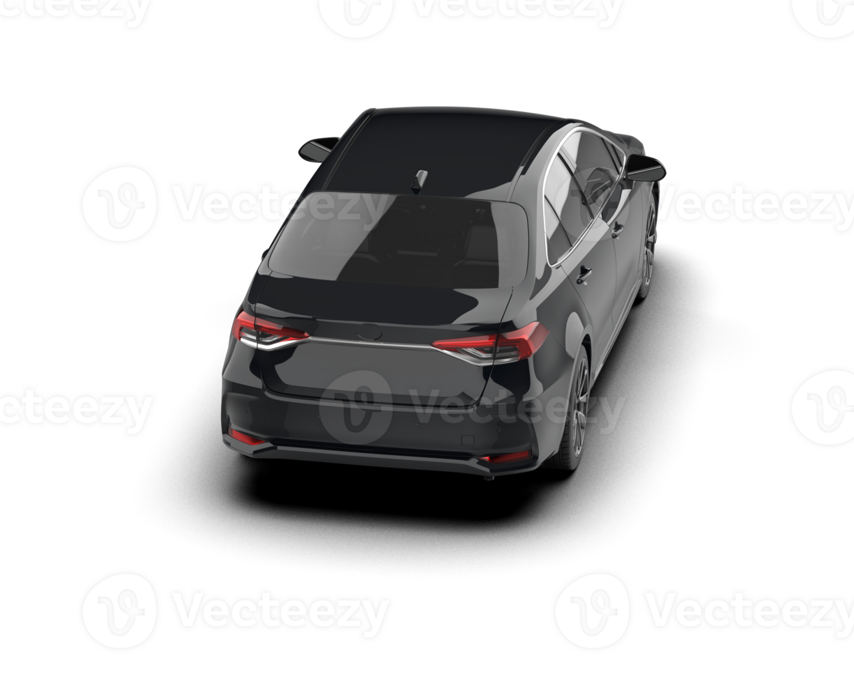 Modern car isolated on background. 3d rendering - illustration png