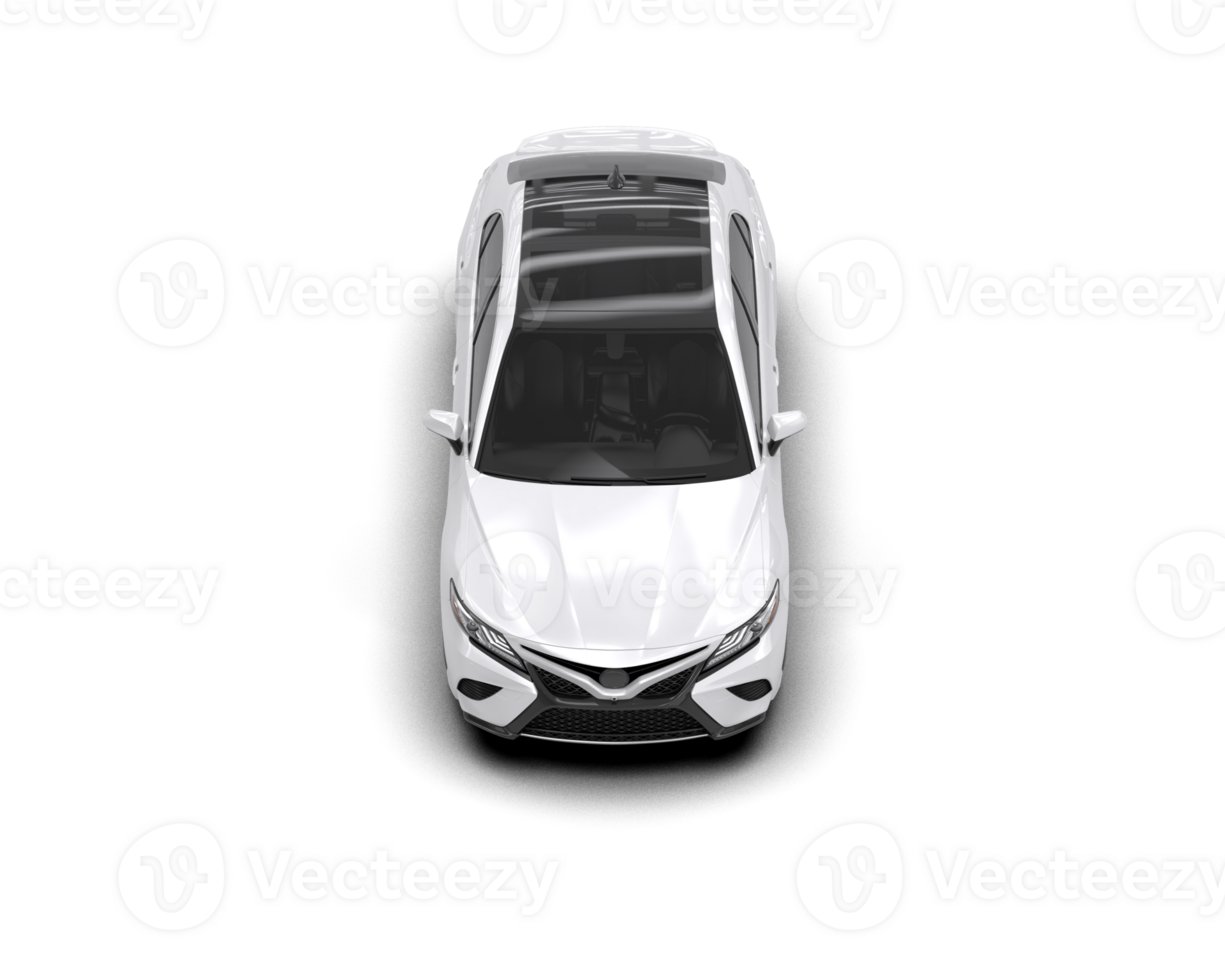 Modern car isolated on background. 3d rendering - illustration png