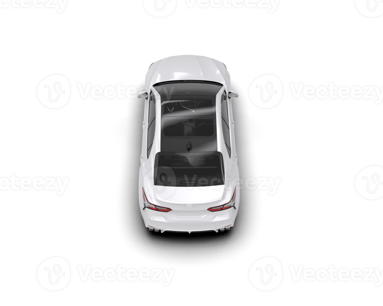 Modern car isolated on background. 3d rendering - illustration png