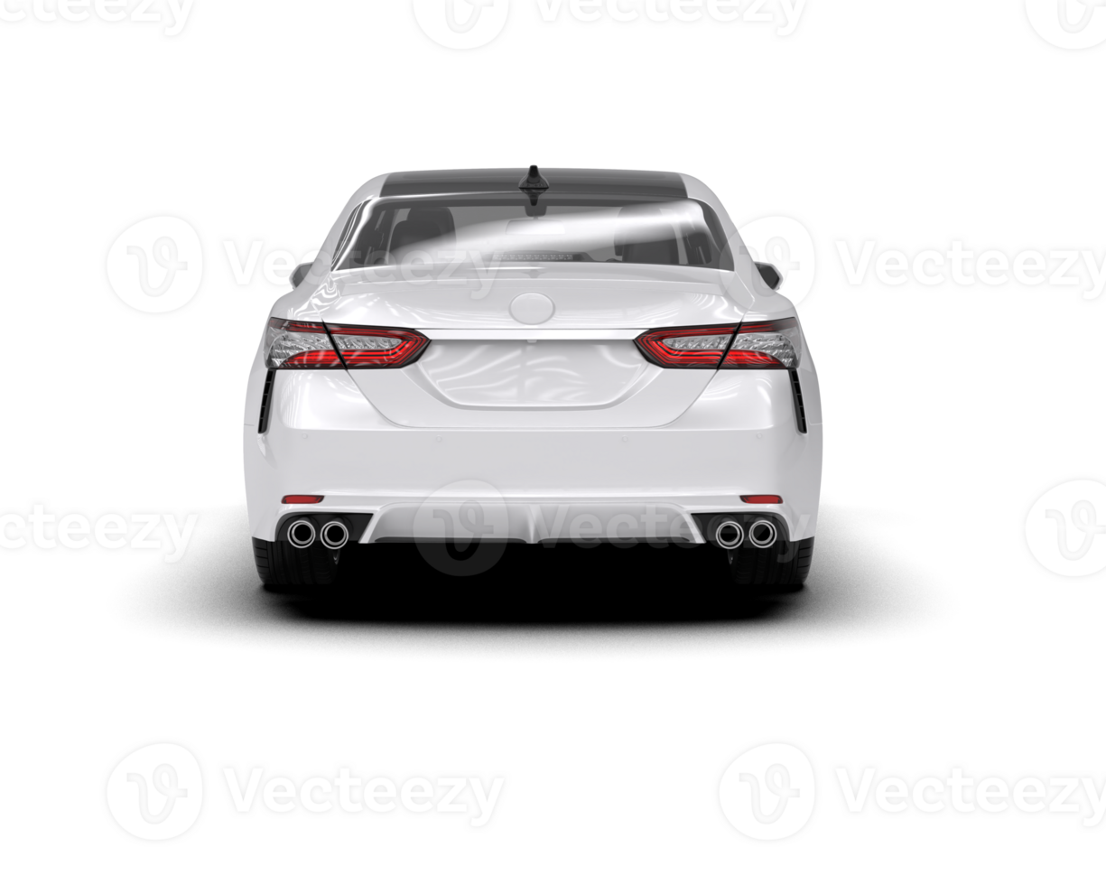 Modern car isolated on background. 3d rendering - illustration png