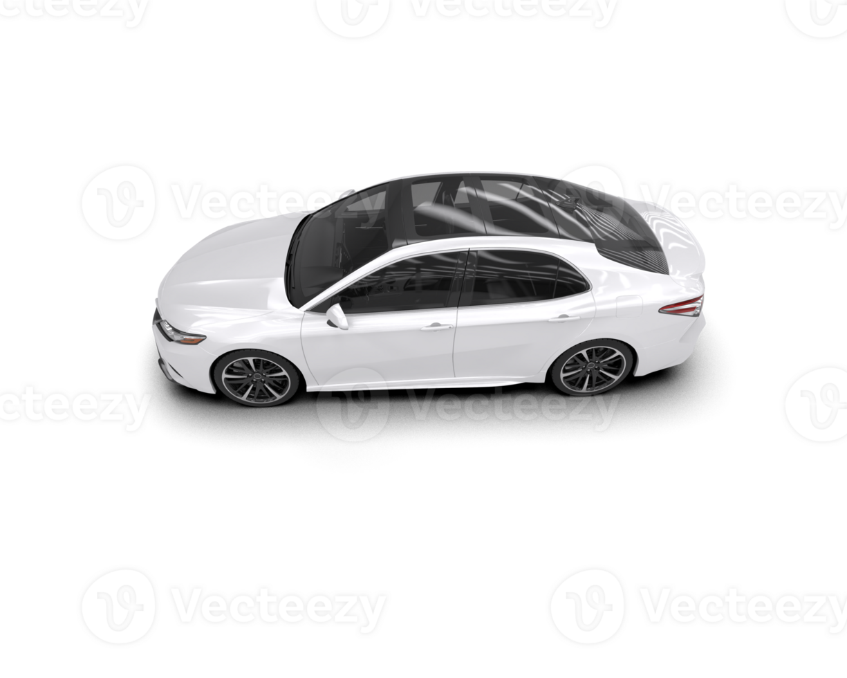 Modern car isolated on background. 3d rendering - illustration png