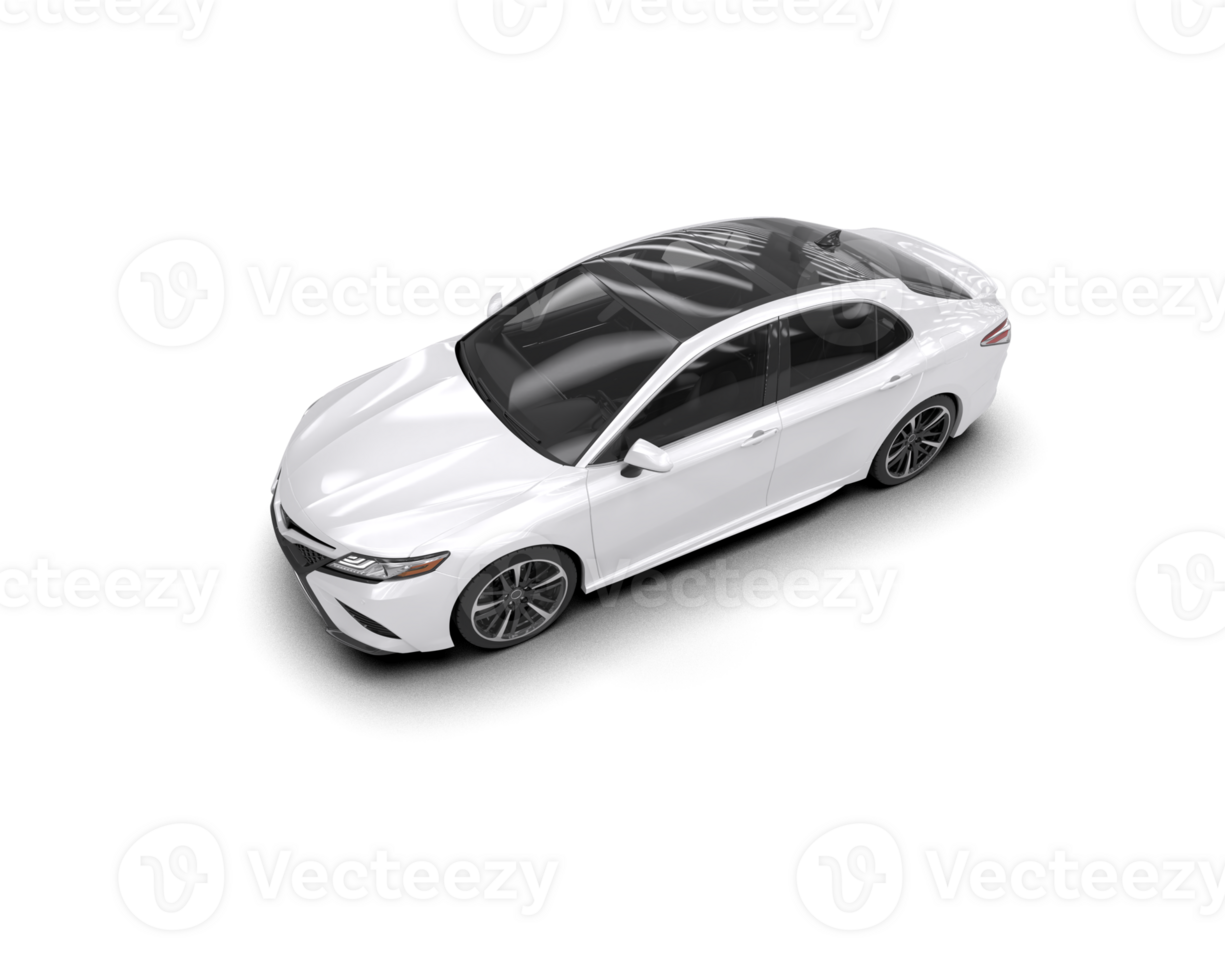 Modern car isolated on background. 3d rendering - illustration png