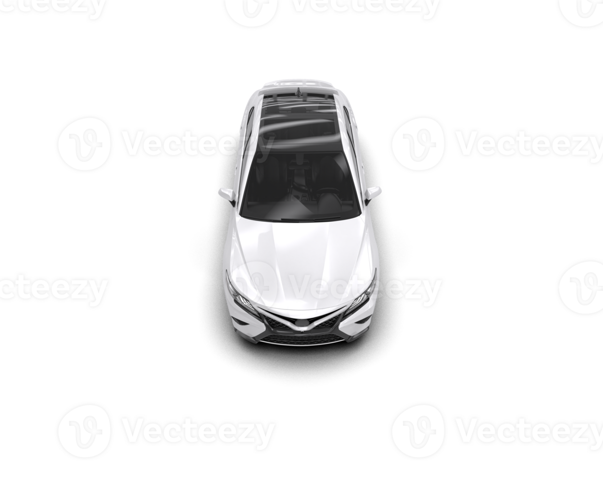 Modern car isolated on background. 3d rendering - illustration png