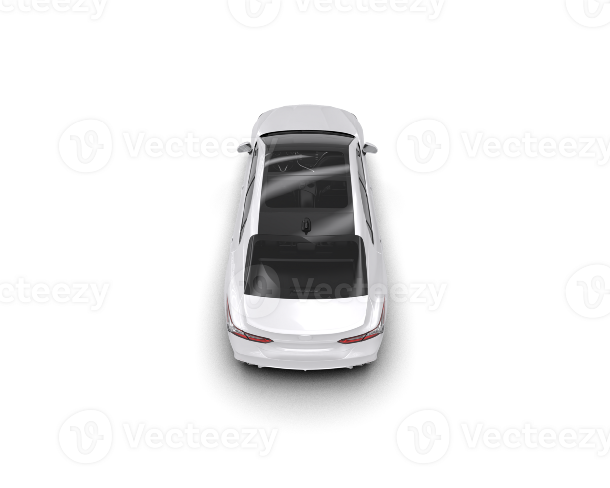Modern car isolated on background. 3d rendering - illustration png