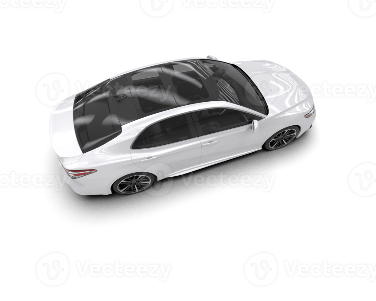 Modern car isolated on background. 3d rendering - illustration png