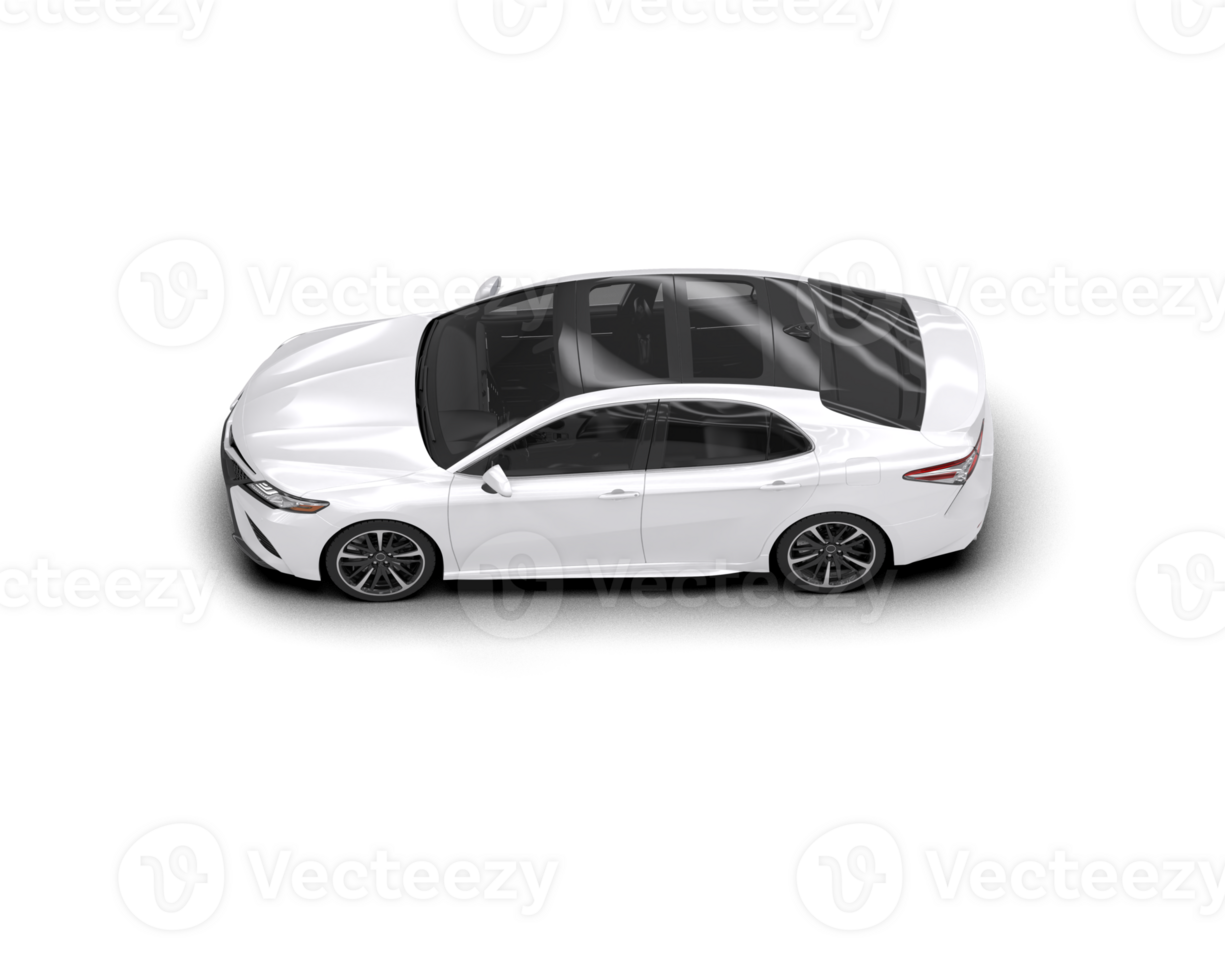 Modern car isolated on background. 3d rendering - illustration png