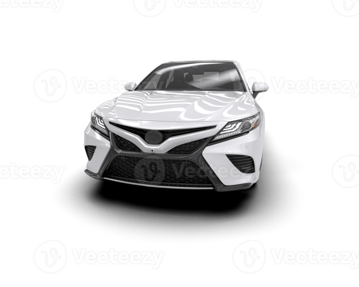 Modern car isolated on background. 3d rendering - illustration png