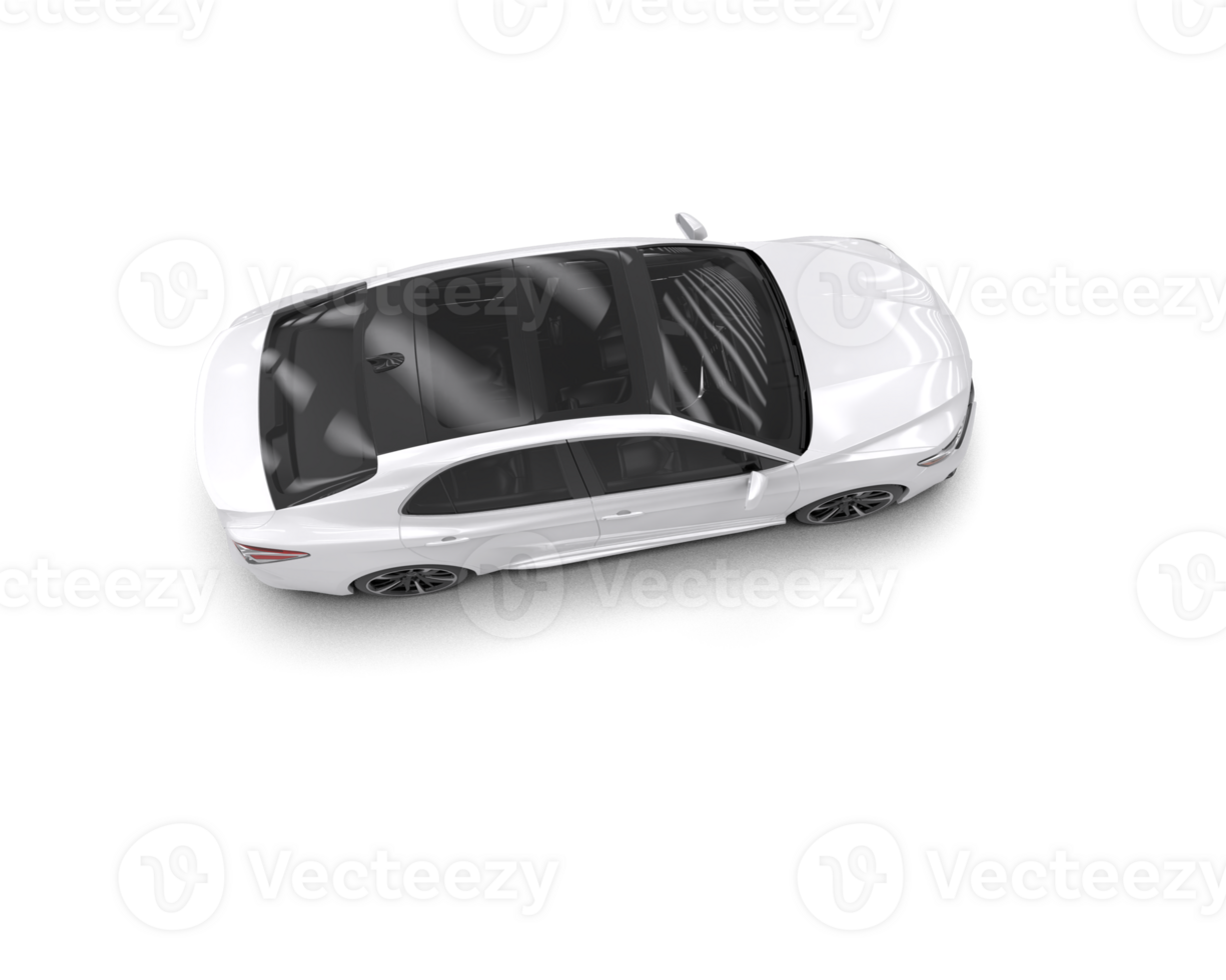 Modern car isolated on background. 3d rendering - illustration png