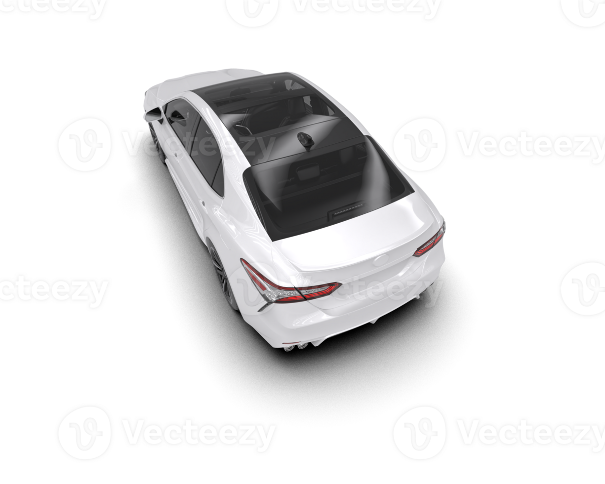 Modern car isolated on background. 3d rendering - illustration png