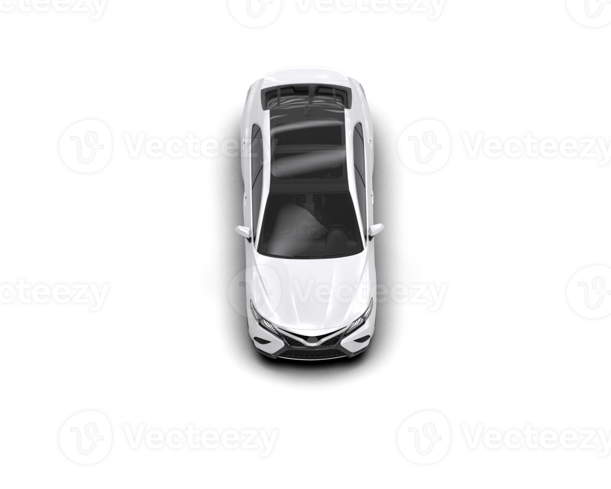 Modern car isolated on background. 3d rendering - illustration png