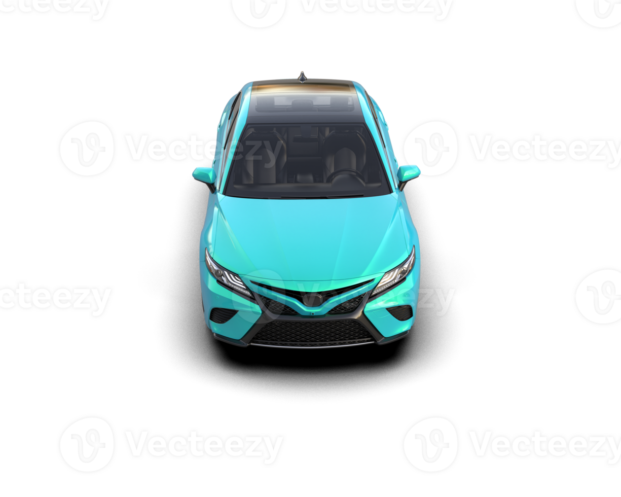 Modern car isolated on background. 3d rendering - illustration png