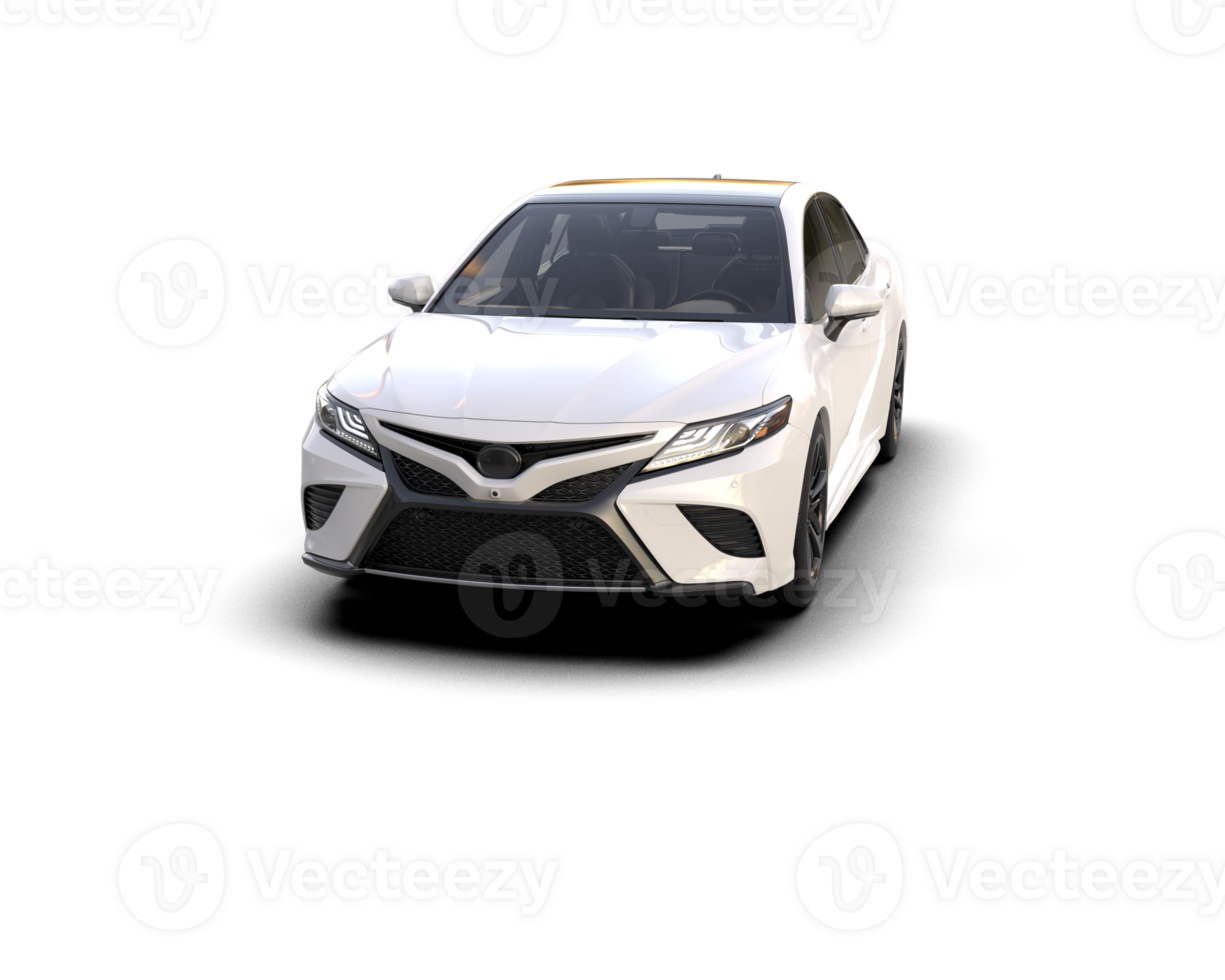 Modern car isolated on background. 3d rendering - illustration png
