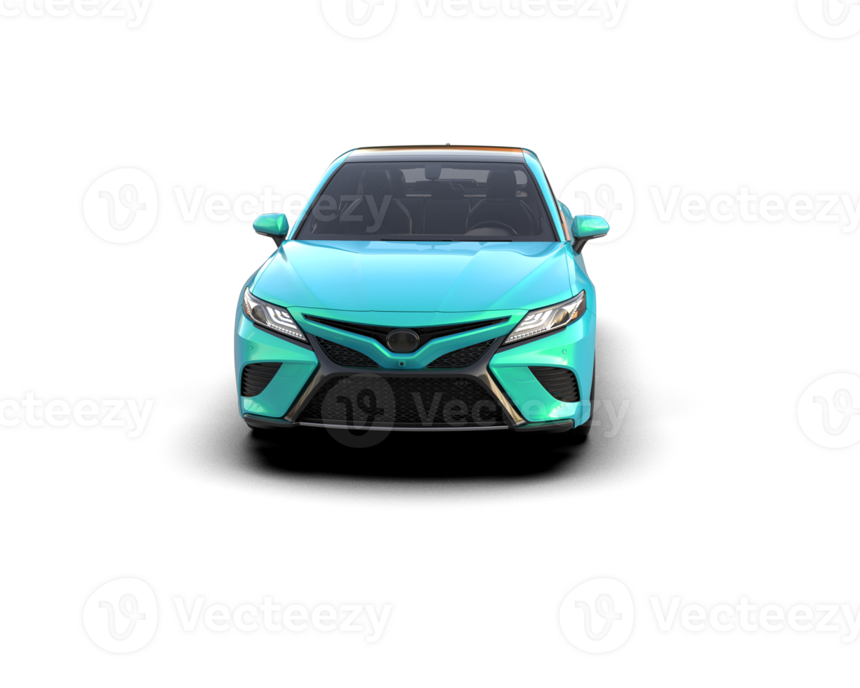 Modern car isolated on background. 3d rendering - illustration png