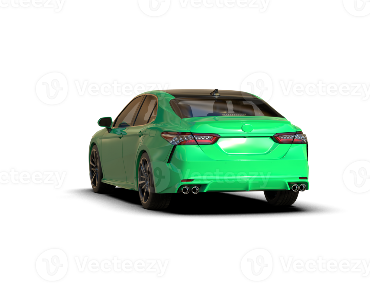 Modern car isolated on background. 3d rendering - illustration png