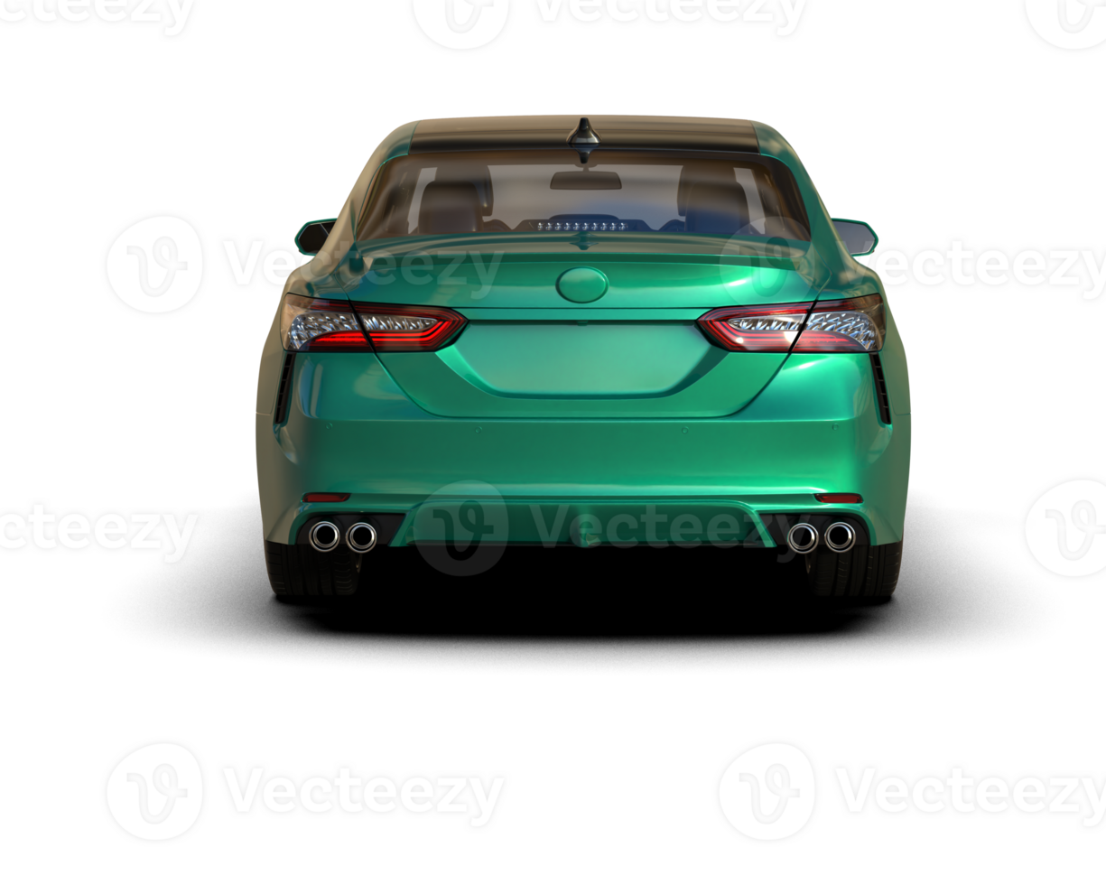 Modern car isolated on background. 3d rendering - illustration png