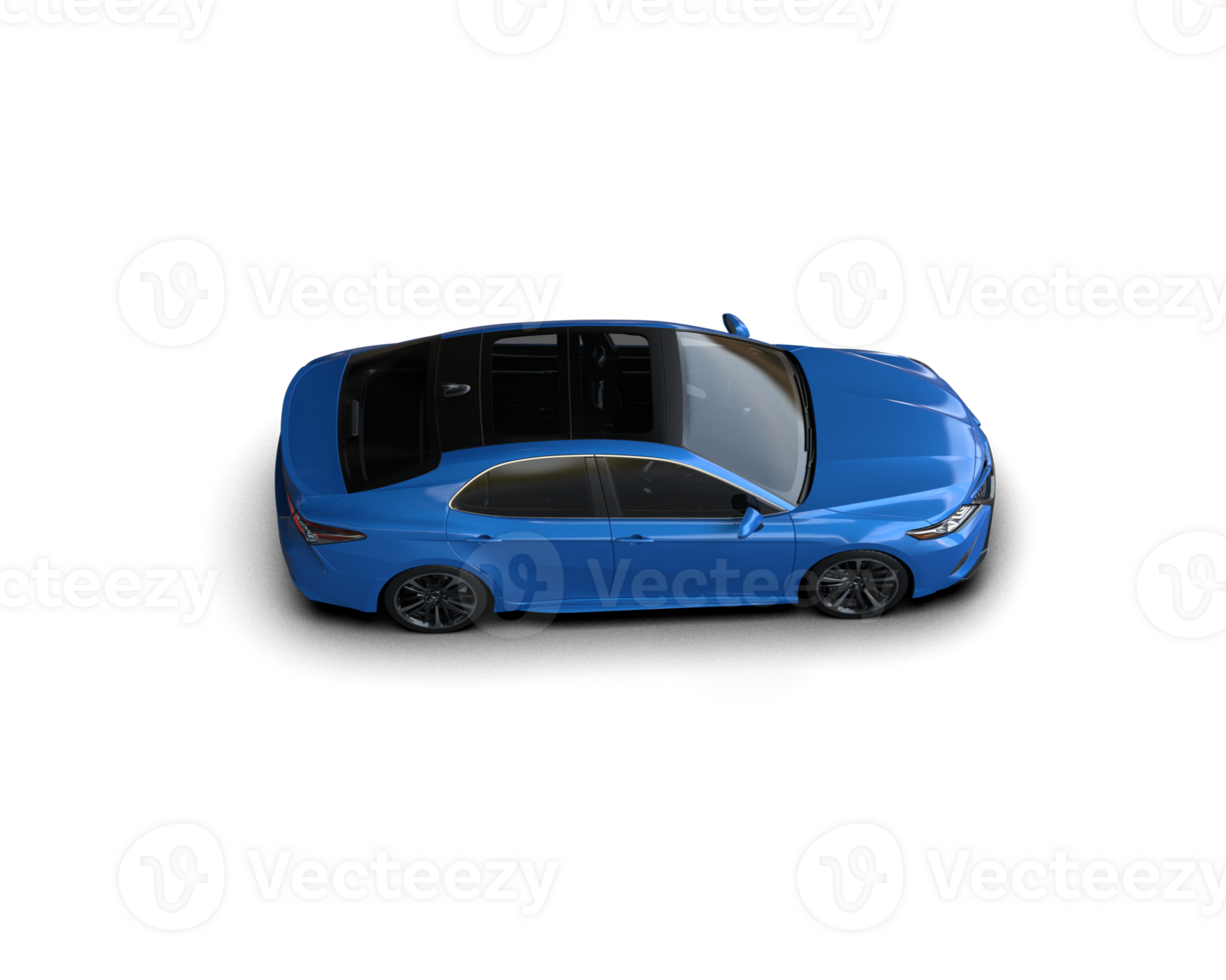 Modern car isolated on background. 3d rendering - illustration png