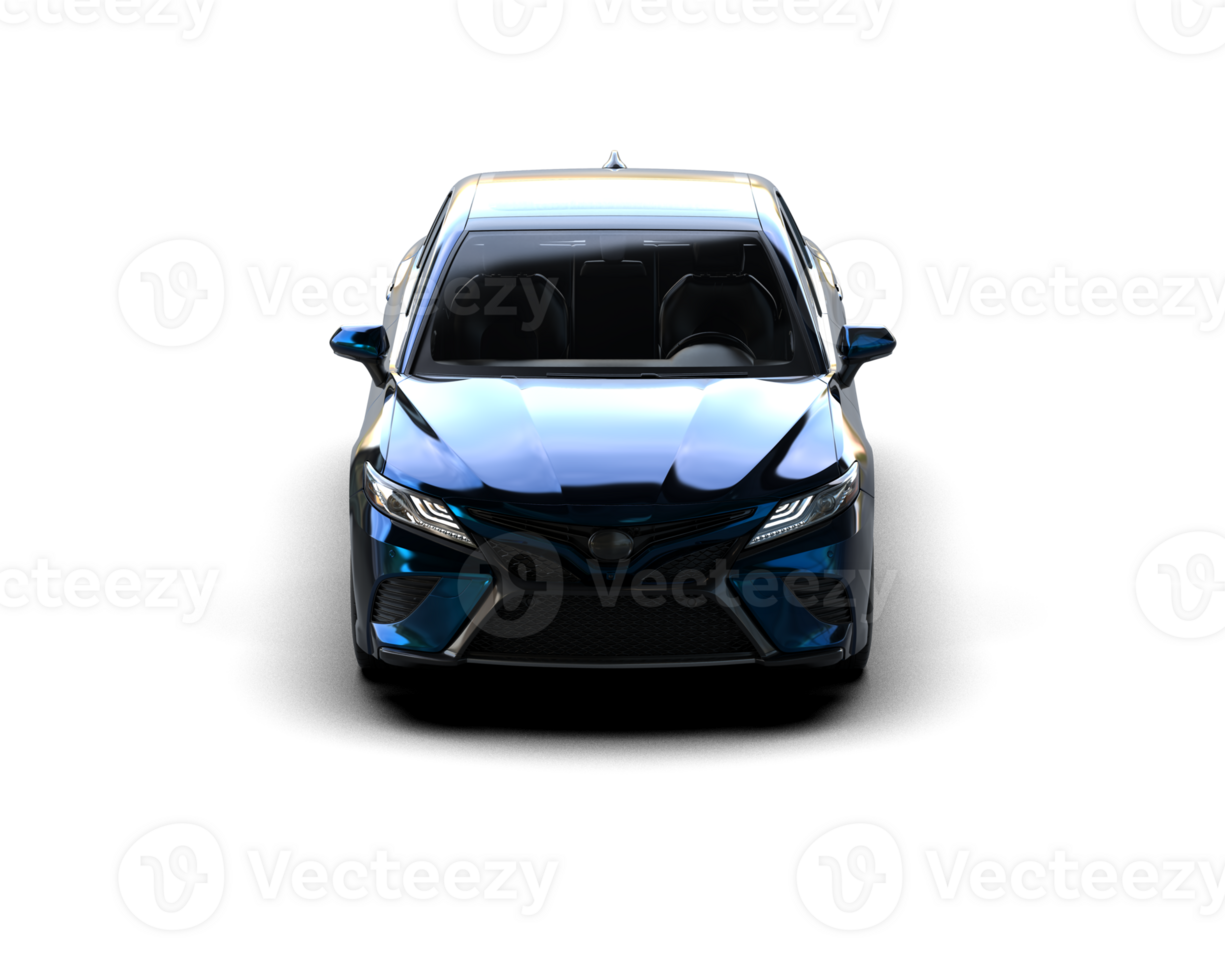 Modern car isolated on background. 3d rendering - illustration png