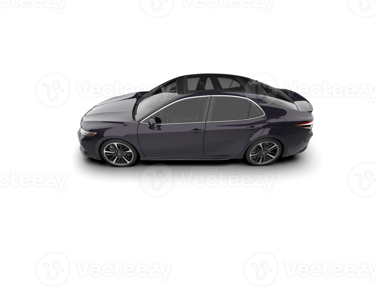 Modern car isolated on background. 3d rendering - illustration png