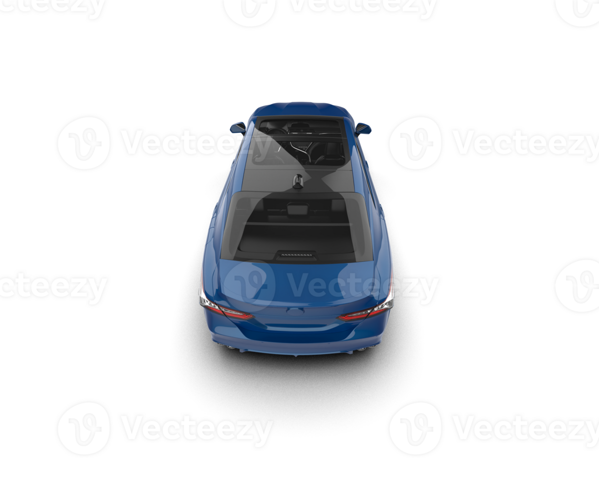 Modern car isolated on background. 3d rendering - illustration png