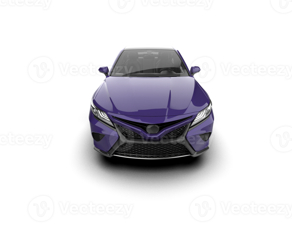 Modern car isolated on background. 3d rendering - illustration png