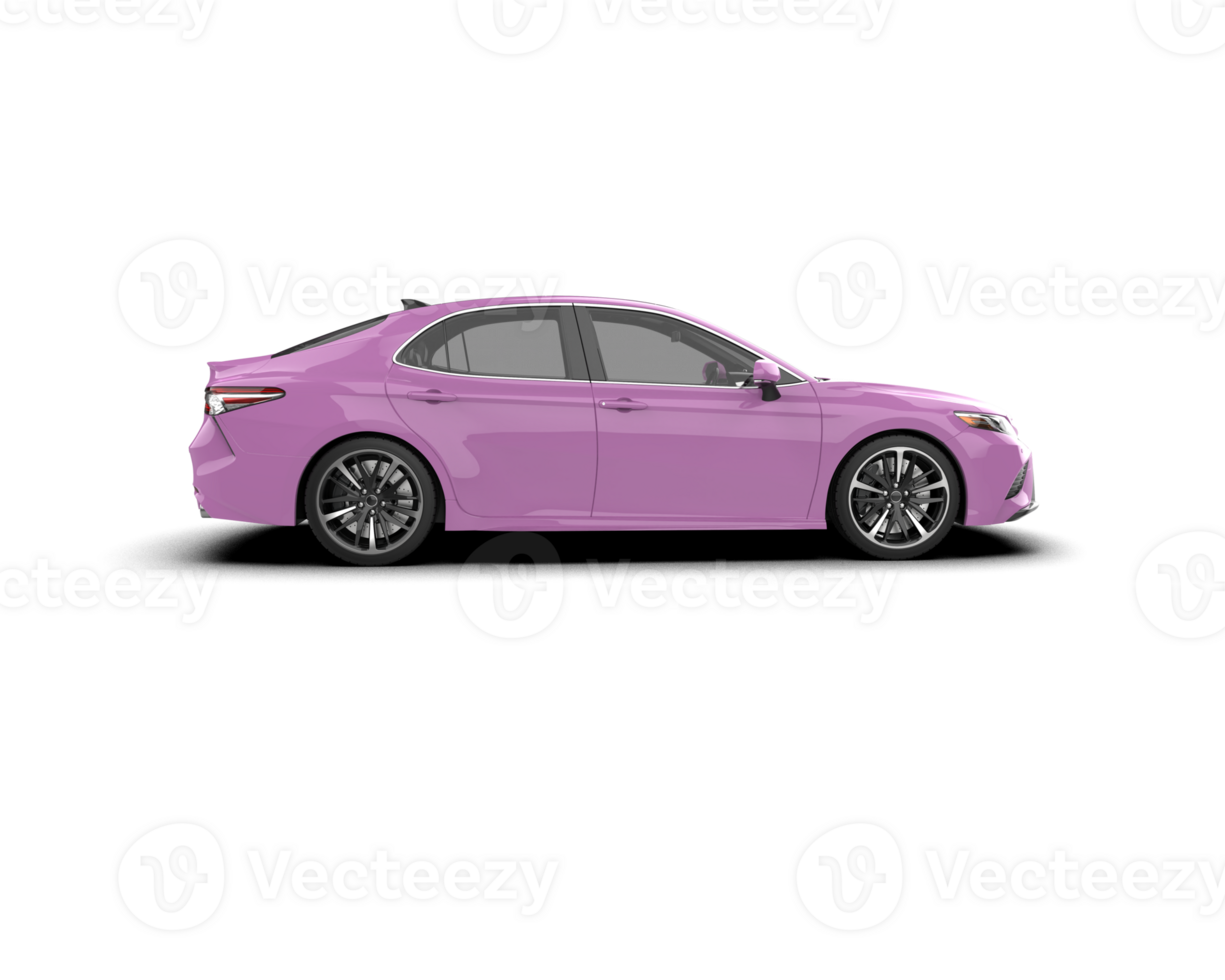 Modern car isolated on background. 3d rendering - illustration png