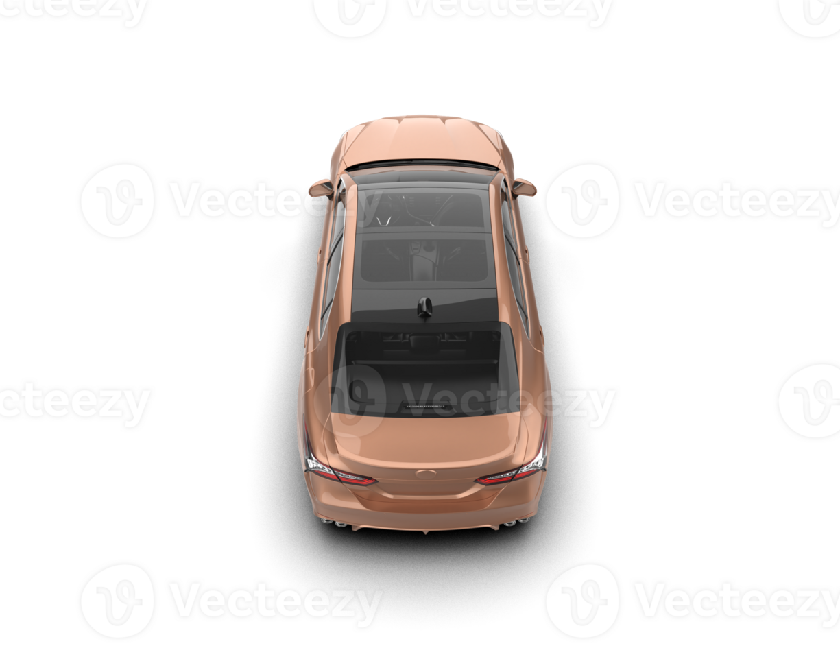 Modern car isolated on background. 3d rendering - illustration png