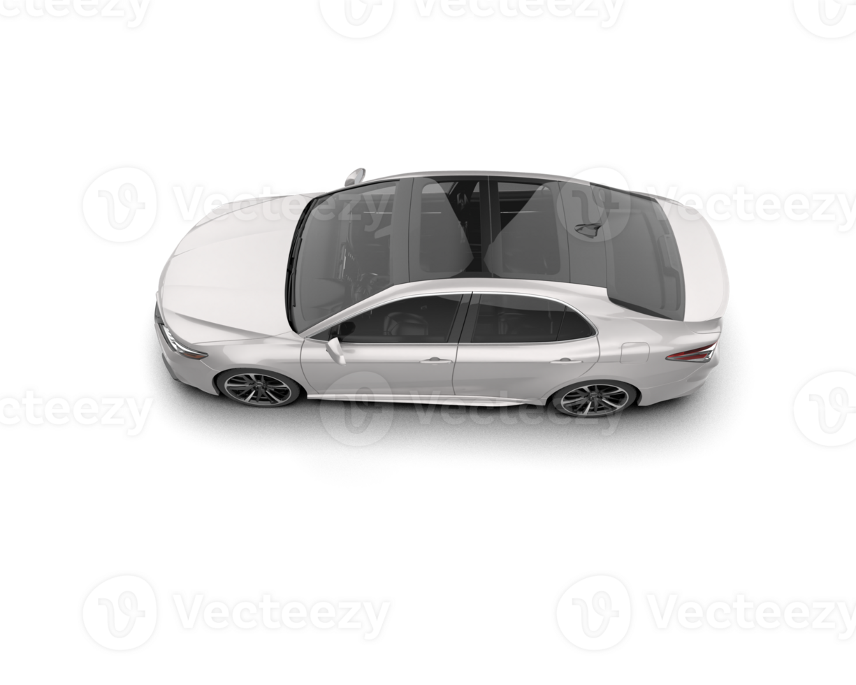 Modern car isolated on background. 3d rendering - illustration png