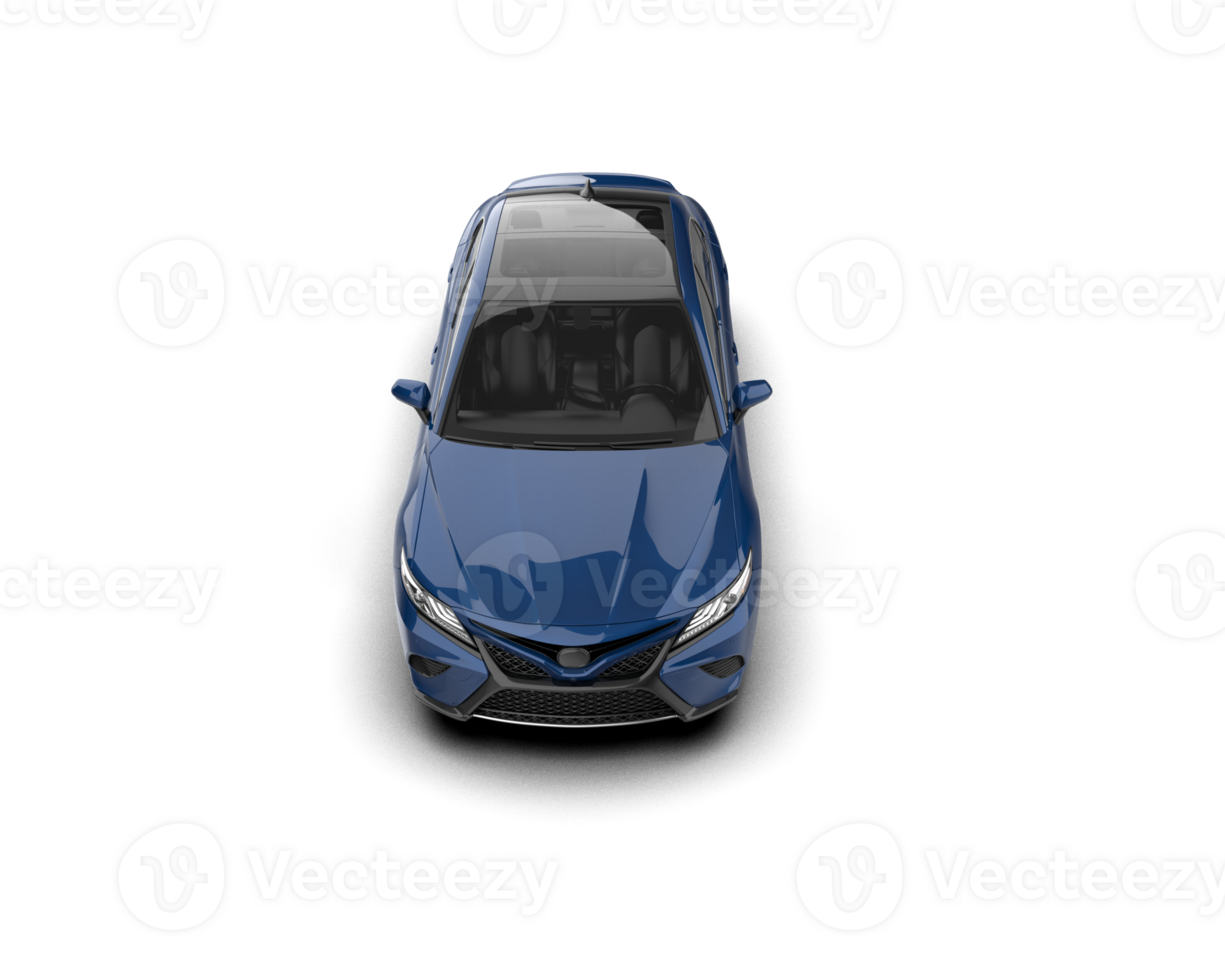 Modern car isolated on background. 3d rendering - illustration png