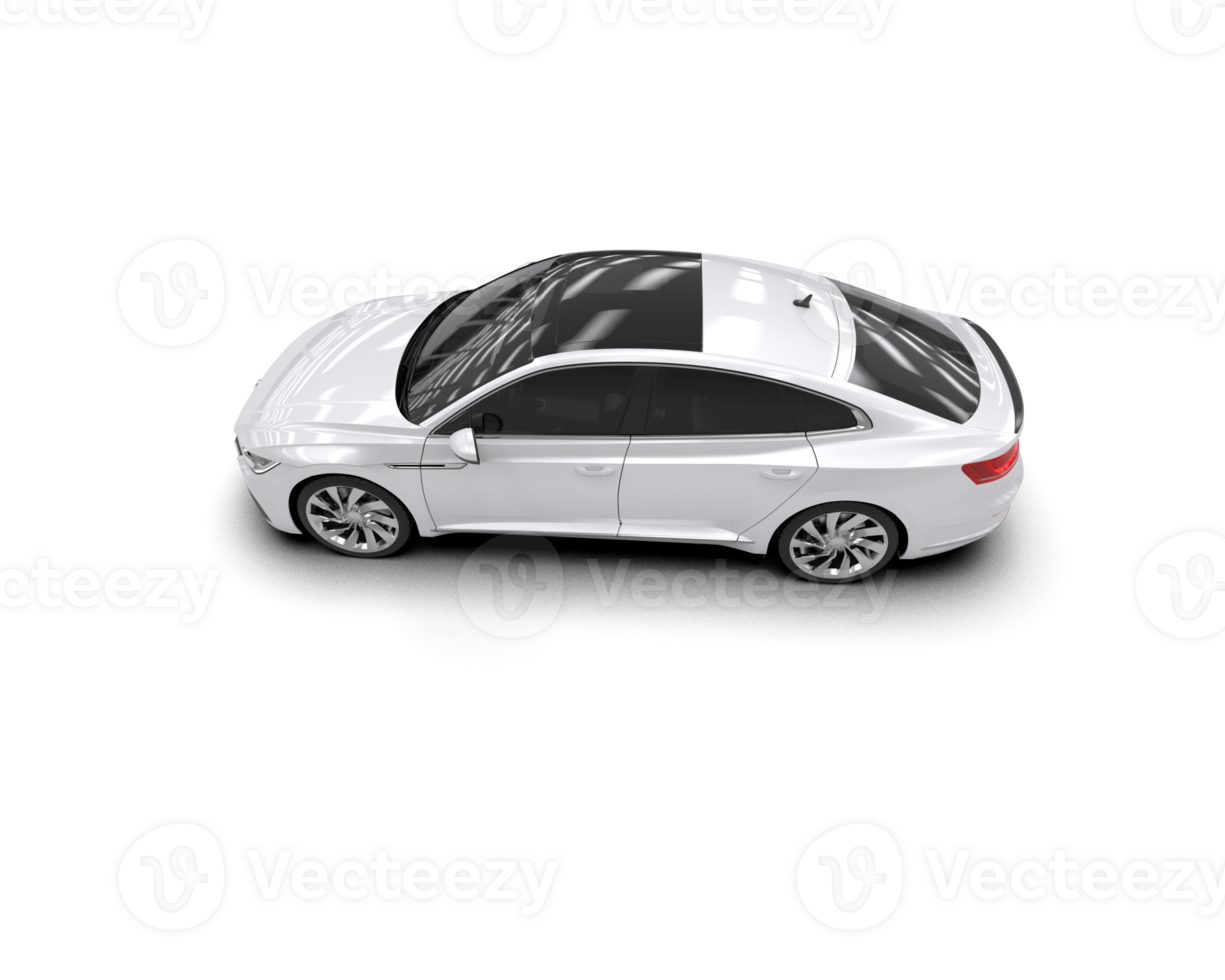 Modern car isolated on background. 3d rendering - illustration png