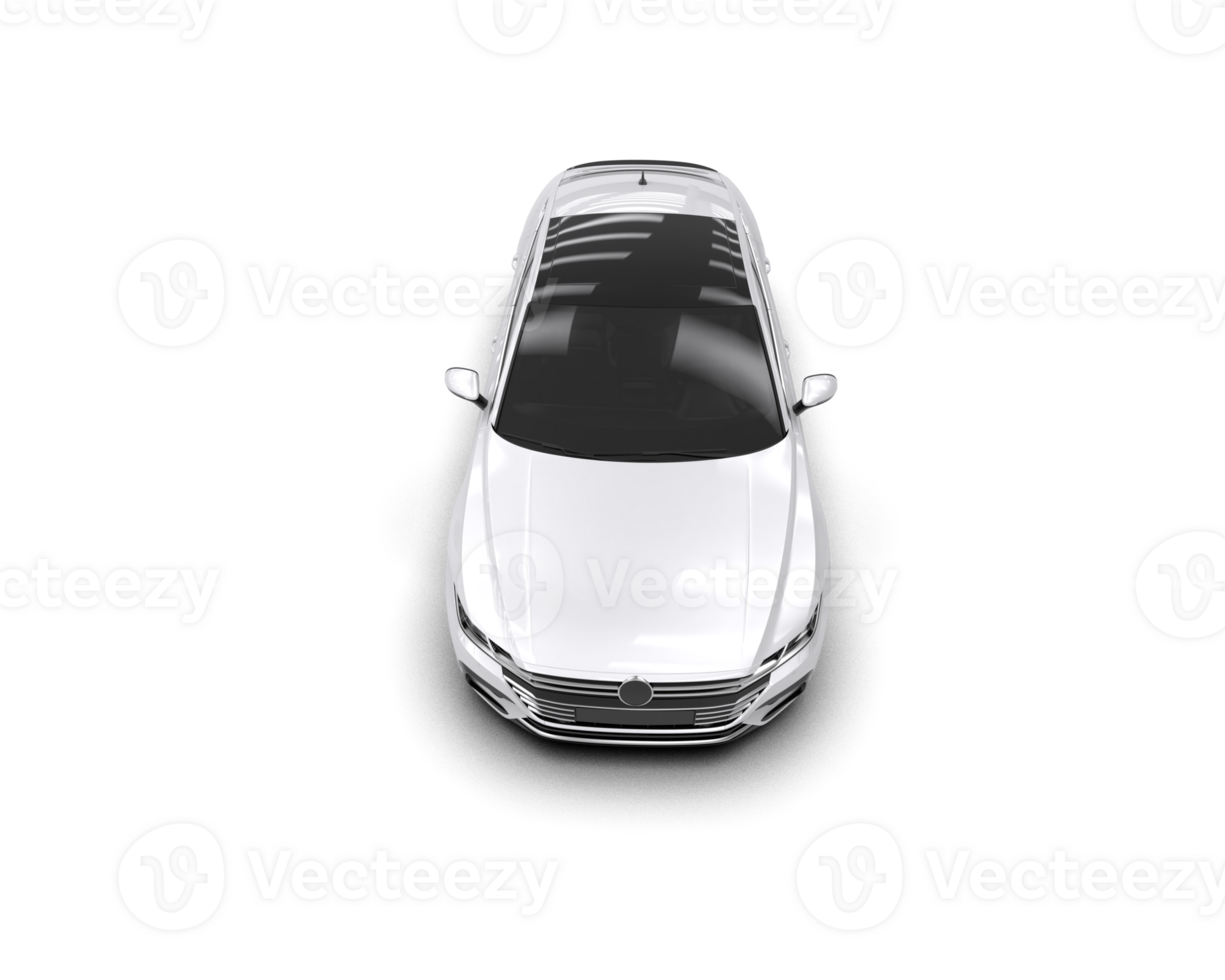 Modern car isolated on background. 3d rendering - illustration png