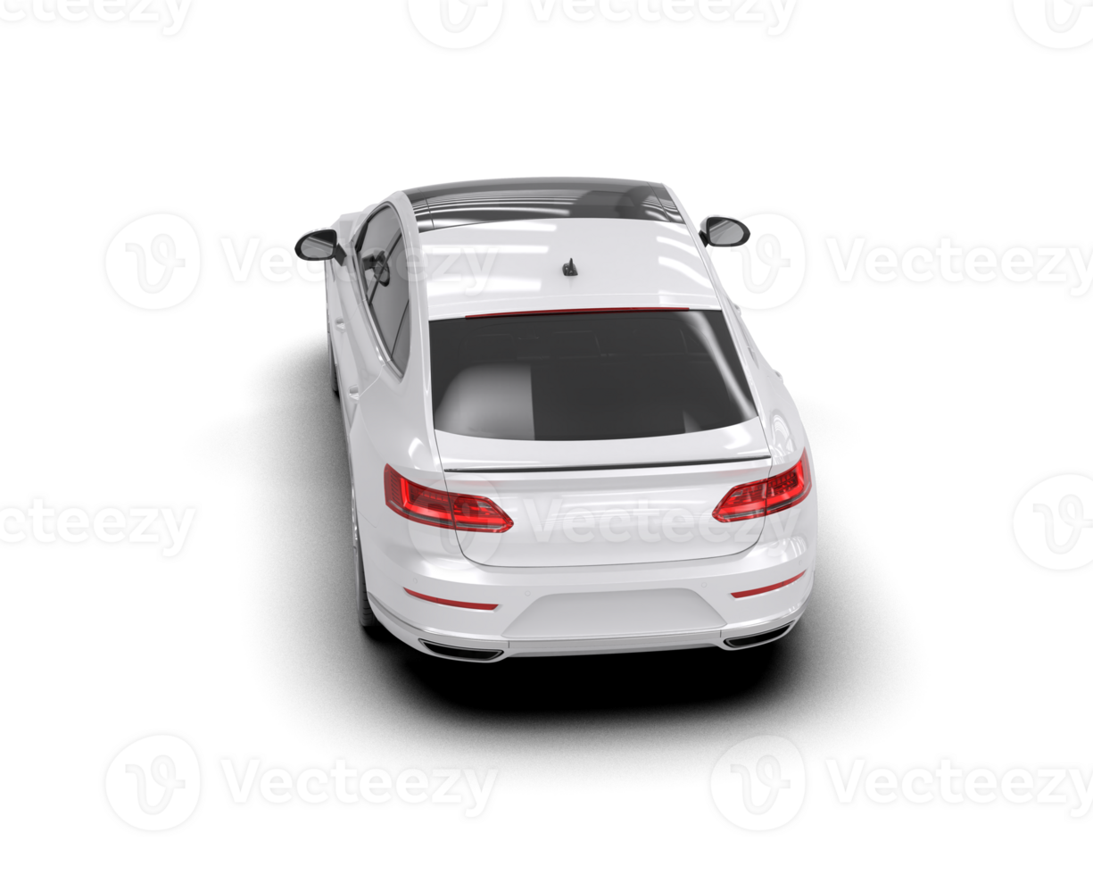 Modern car isolated on background. 3d rendering - illustration png