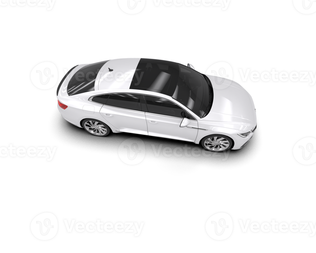Modern car isolated on background. 3d rendering - illustration png