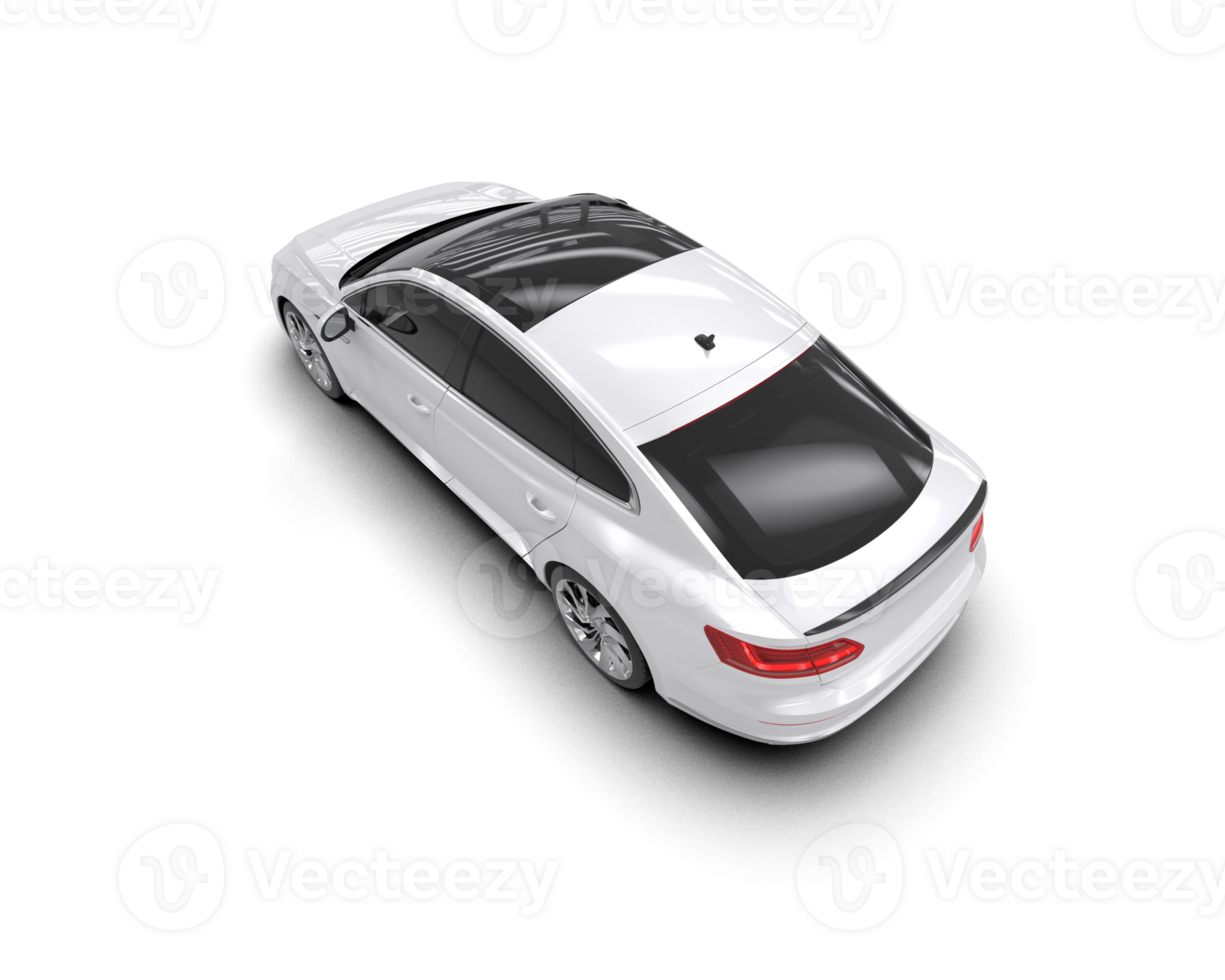 Modern car isolated on background. 3d rendering - illustration png