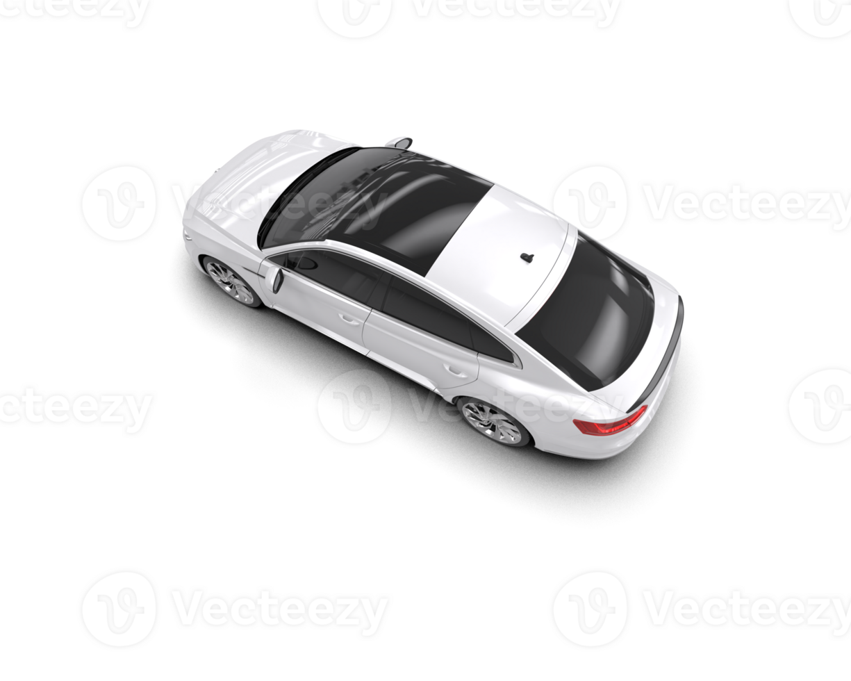 Modern car isolated on background. 3d rendering - illustration png