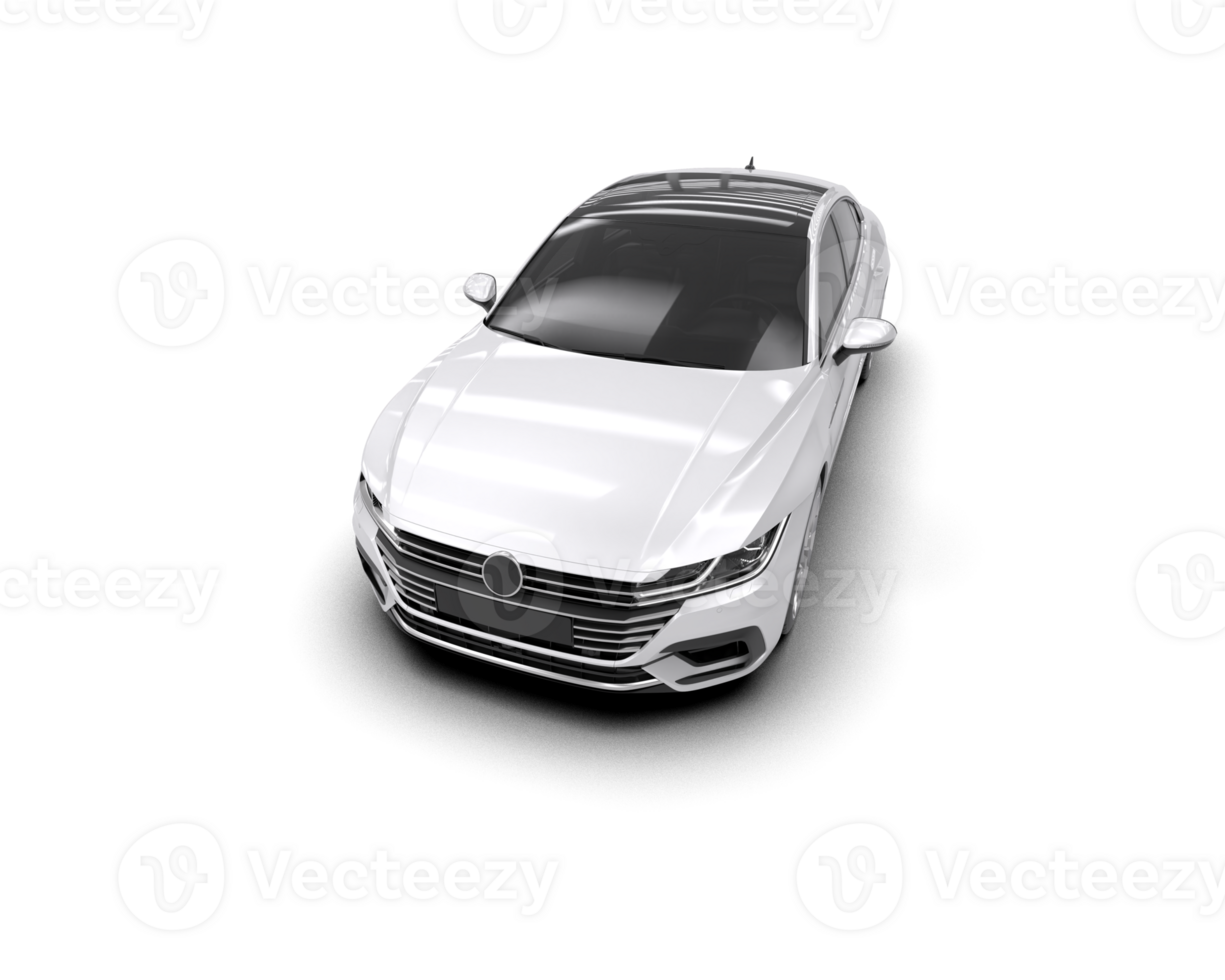 Modern car isolated on background. 3d rendering - illustration png