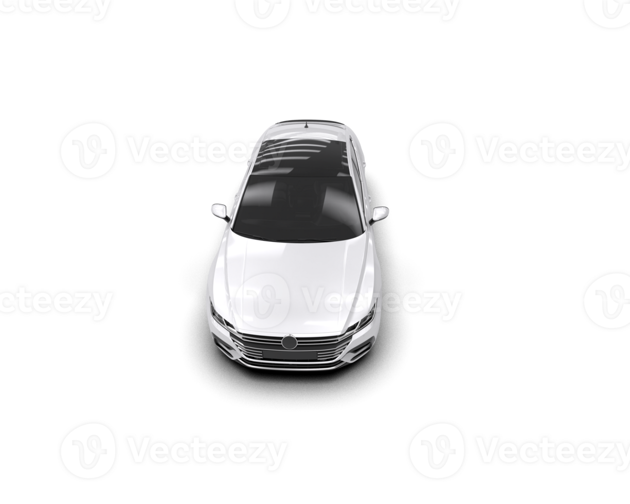 Modern car isolated on background. 3d rendering - illustration png