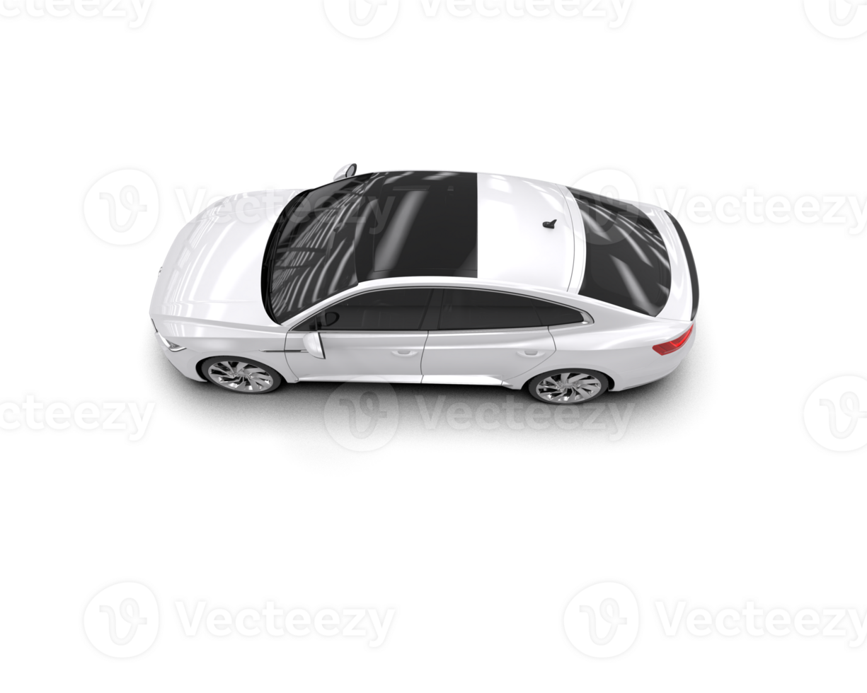 Modern car isolated on background. 3d rendering - illustration png