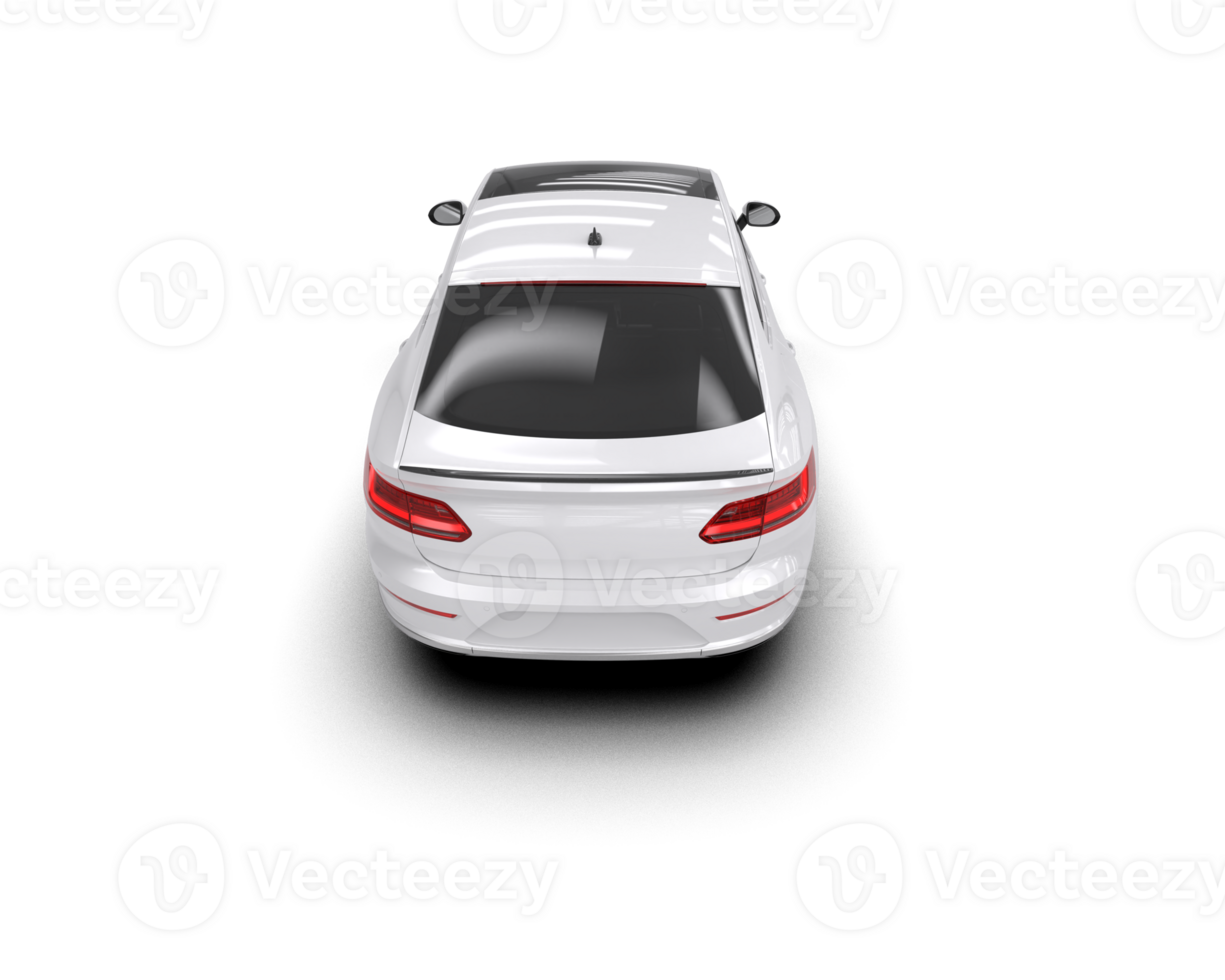 Modern car isolated on background. 3d rendering - illustration png
