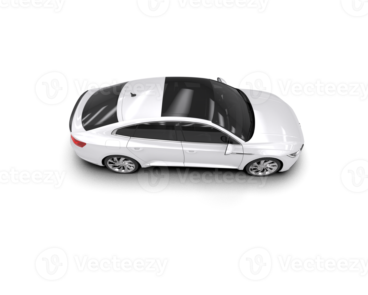 Modern car isolated on background. 3d rendering - illustration png