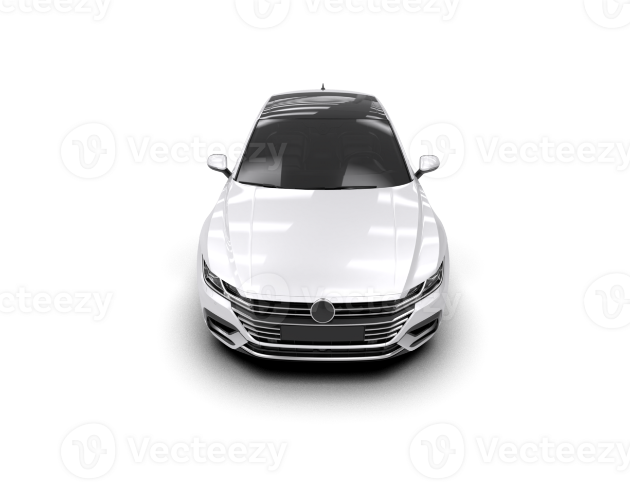 Modern car isolated on background. 3d rendering - illustration png