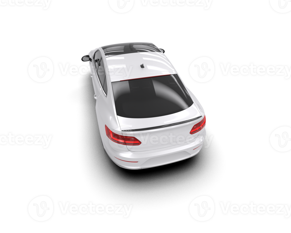 Modern car isolated on background. 3d rendering - illustration png