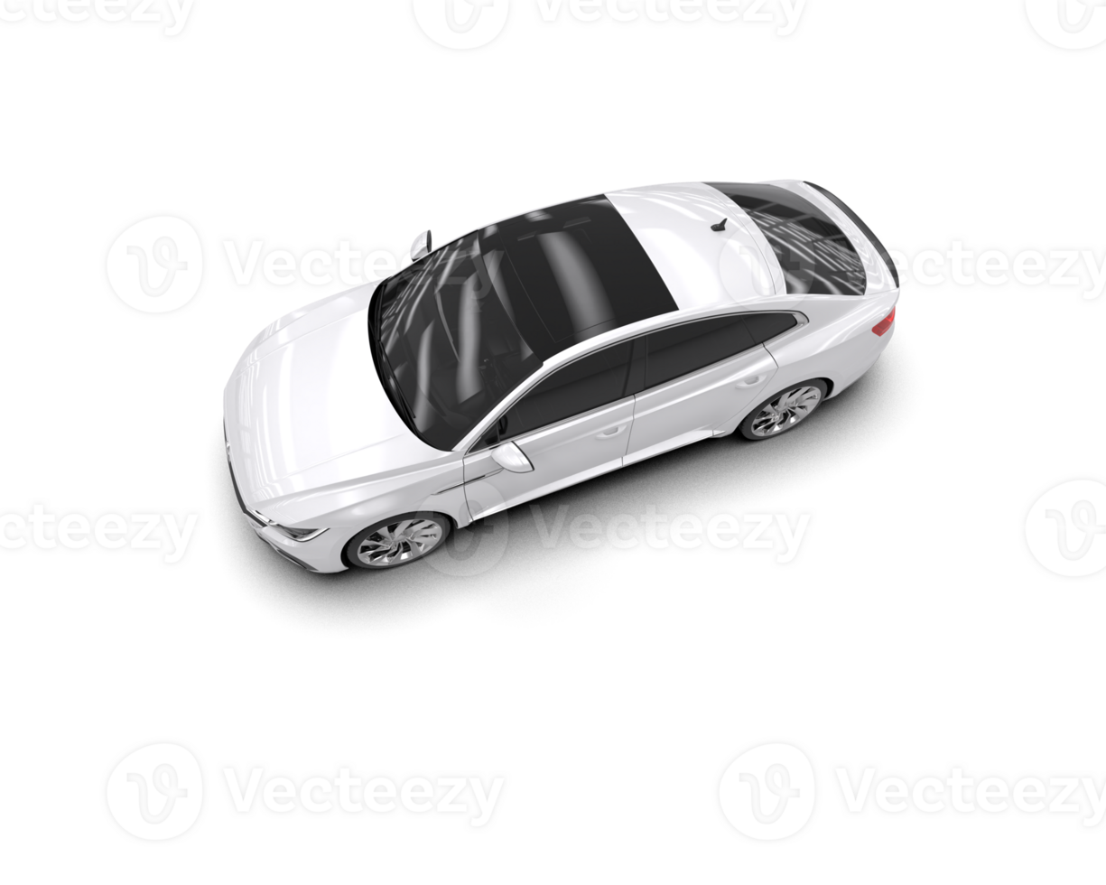 Modern car isolated on background. 3d rendering - illustration png
