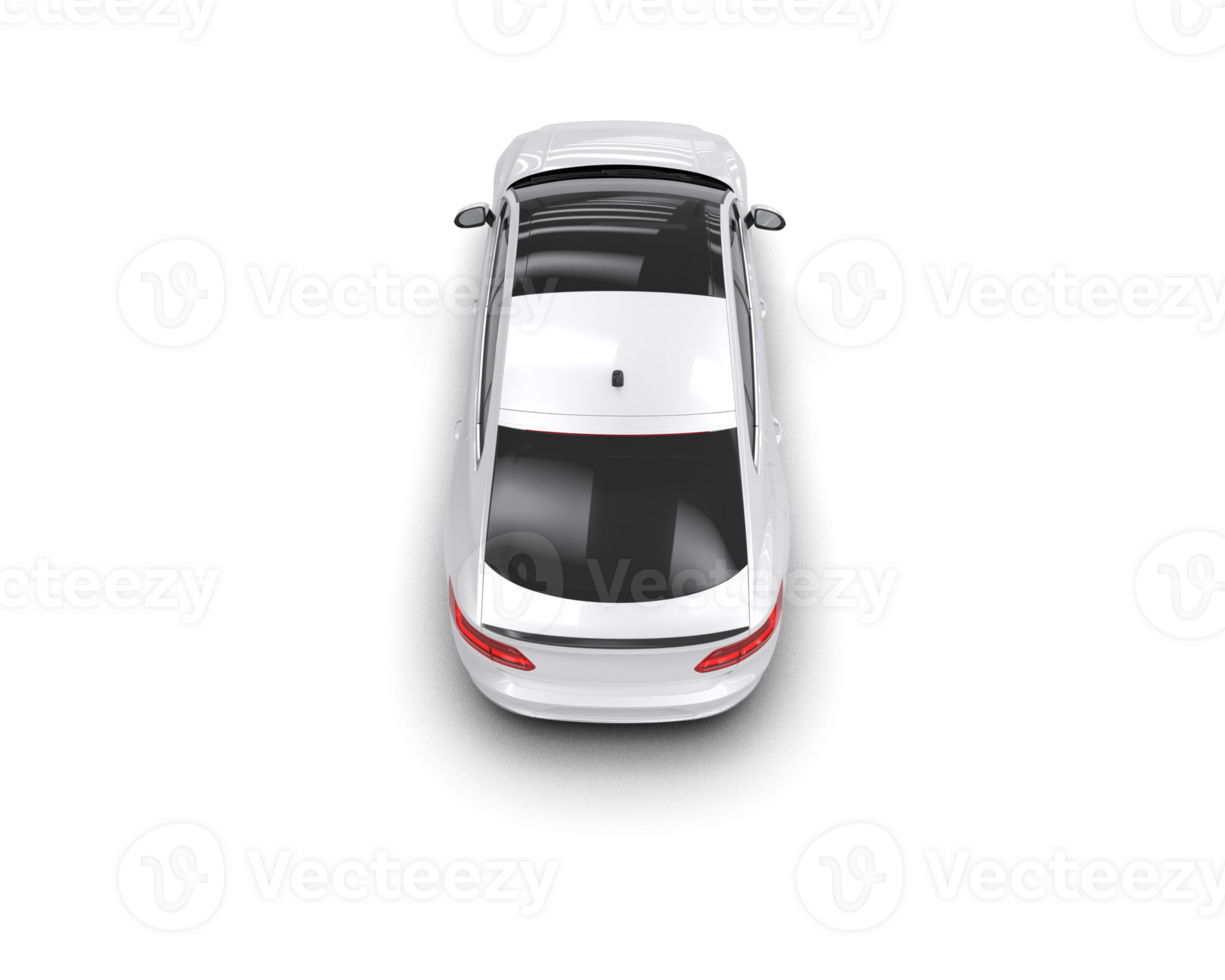 Modern car isolated on background. 3d rendering - illustration png
