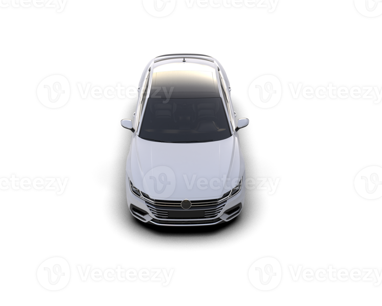 Modern car isolated on background. 3d rendering - illustration png