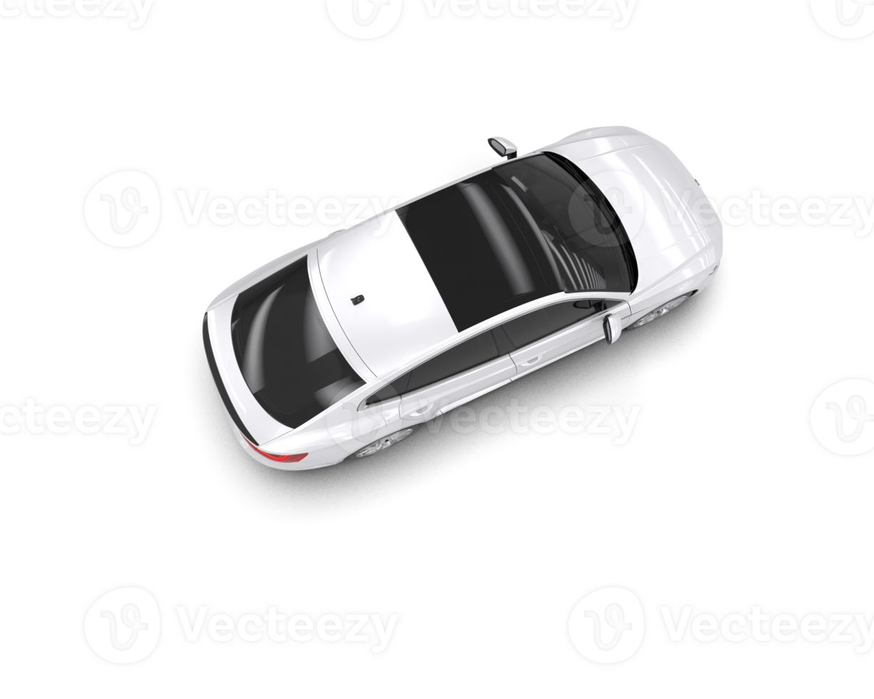 Modern car isolated on background. 3d rendering - illustration png