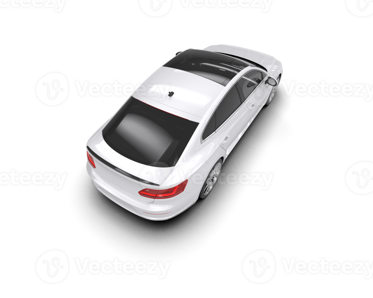 Modern car isolated on background. 3d rendering - illustration png
